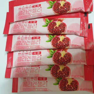 헬스업_쁘띠쁘띠석류콜라겐젤리_20g x 14포 — 5점을 준 리뷰어가 2020년 9월 올린 사용 사진