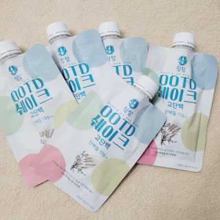 [꾸콤] 참참 OOTD쉐이크 고단백 일주일세트 50g x 5 — 5점을 준 리뷰어가 2020년 10월 올린 사용 사진
