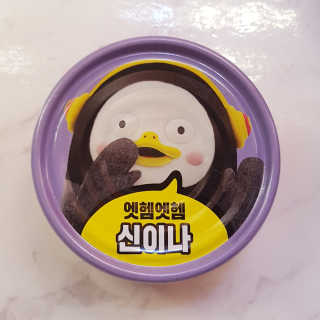 동원참치 펭수참치 — 5점을 준 리뷰어가 2020년 7월 올린 사용 사진