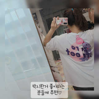 제로스트릿 ZERO STREET - BACK DONUT T-SHIRT 7 COLOR — 3점을 준 리뷰어가 2020년 7월 올린 사용 사진