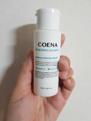 코에나샴푸 자연유래 식물성 코에나 샴푸 50ml — 4점을 준 리뷰어가 2020년 4월 올린 사용 사진