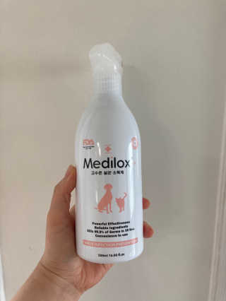 Medilox 메디록스 살균소독제_3종 500ml [택 1] — 1점을 준 리뷰어가 2020년 8월 올린 사용 사진