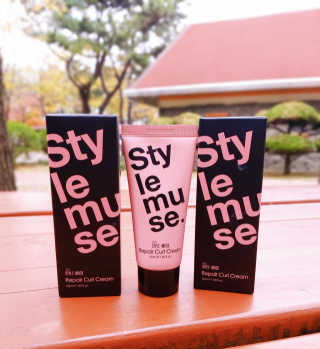 ATS스타일 뮤즈 ATS 스타일 뮤즈 리페어 컬 크림 50ml X 2EA — 4점을 준 리뷰어가 2020년 11월 올린 사용 사진