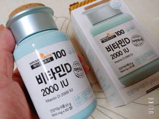 메이준뉴트리100 비타민D 2000IU — 5점을 준 리뷰어가 2020년 4월 올린 사용 사진