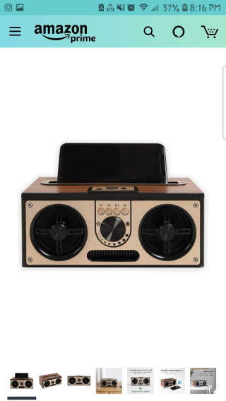 SEVIZ RETRO20W 레트로 블루투스 스피커 — 1점을 준 리뷰어가 2020년 7월 올린 사용 사진