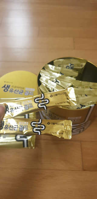 서울약사신협_프로바이오생유산균골드_2.5x100포 — 5점을 준 리뷰어가 2020년 5월 올린 사용 사진