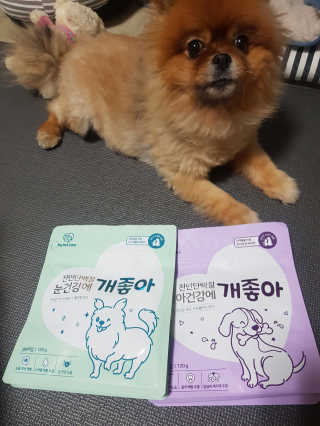 My Pet Care 천연단백질 눈건강에 개좋아 — 5점을 준 리뷰어가 2020년 11월 올린 사용 사진
