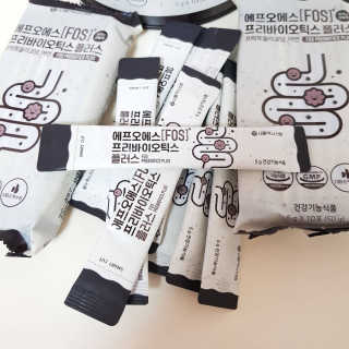 서울약사신협_FOS프리바이오틱스플러스쿠앤크_5gX100포 — 5점을 준 리뷰어가 2020년 5월 올린 사용 사진