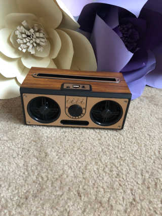 SEVIZ RETRO20W 레트로 블루투스 스피커 — 4점을 준 리뷰어가 2020년 6월 올린 사용 사진