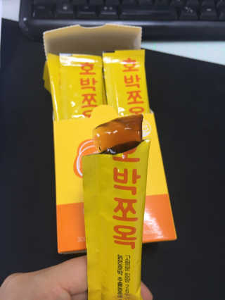 조은약초 국산 늙은 호박즙 호박쪼옥 젤리 20g x 15포 — 5점을 준 리뷰어가 2020년 7월 올린 사용 사진
