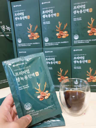 서울약사신협 약사신협_생녹용 진액_70ml x 30포 — 5점을 준 리뷰어가 2020년 9월 올린 사용 사진