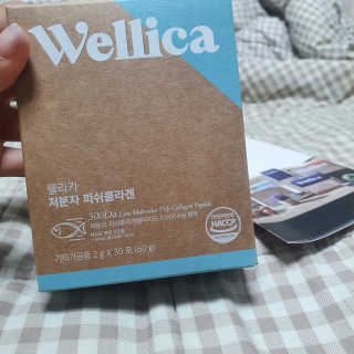 웰리카 저분자 피쉬 콜라겐 — 5점을 준 리뷰어가 2020년 9월 올린 사용 사진