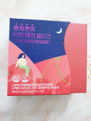 서울약사신협_쁘띠쁘띠타트체리콜라겐_20g x 14포 — 5점을 준 리뷰어가 2020년 12월 올린 사용 사진