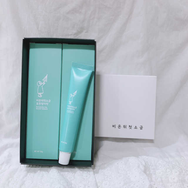 비온뒤첫소금 잇몸질환잡는 명품 토판염치약 SET 리뷰 사진