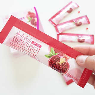 헬스업_쁘띠쁘띠석류콜라겐젤리_20g x 14포 — 5점을 준 리뷰어가 2020년 9월 올린 사용 사진