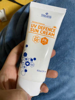 [트리티스] UV 디펜스 선크림 PA+++ / SPF50+  60ml — 5점을 준 리뷰어가 2020년 12월 올린 사용 사진