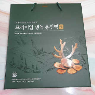 서울약사신협 약사신협_생녹용 진액_70ml x 30포 — 5점을 준 리뷰어가 2020년 10월 올린 사용 사진