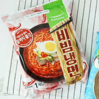 [풀무원] 끝까지 쫄깃한 면발, 풀무원 물냉면 비빔냉면 — 5점을 준 리뷰어가 2020년 5월 올린 사용 사진