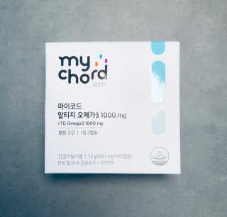 JW중외제약 마이코드 알티지 오메가3 1000 mg — 4.5점을 준 리뷰어가 2020년 8월 올린 사용 사진
