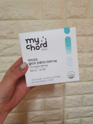 JW중외제약 마이코드 알티지 오메가3 1000 mg — 5점을 준 리뷰어가 2020년 10월 올린 사용 사진