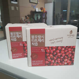 자연에온 몽모랑시 타트체리 착즙 100mL 10개입 2BOX — 5점을 준 리뷰어가 2020년 10월 올린 사용 사진