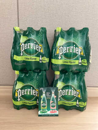 페리에 라임 500ml 투명페트 — 5점을 준 리뷰어가 2020년 11월 올린 사용 사진