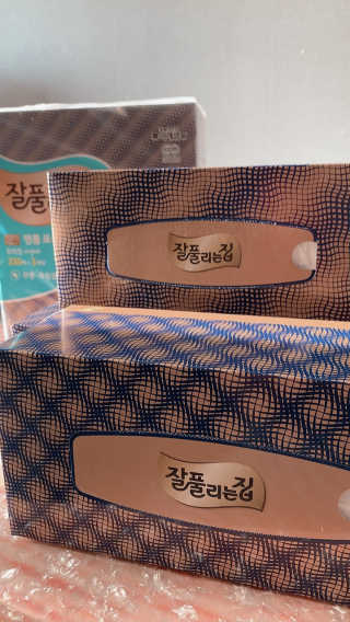 잘풀리는집 부드러운 모이스처 보습 미용 티슈 230매 — 5점을 준 리뷰어가 2020년 9월 올린 사용 사진