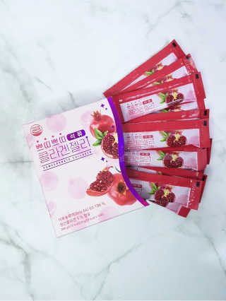 헬스업_쁘띠쁘띠석류콜라겐젤리_20g x 14포 — 4.5점을 준 리뷰어가 2020년 12월 올린 사용 사진