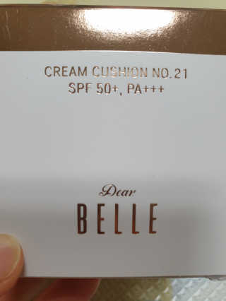 디어벨르 크림쿠션 DEAR BELLE CREAM COUSION — 5점을 준 리뷰어가 2020년 8월 올린 사용 사진