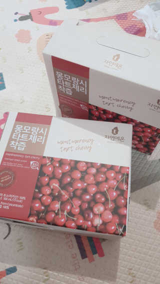 자연에온 몽모랑시 타트체리 착즙 100mL 10개입 2BOX — 5점을 준 리뷰어가 2020년 9월 올린 사용 사진