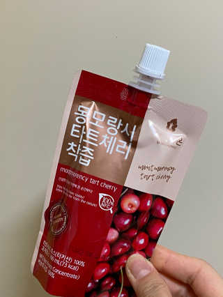 자연에온 몽모랑시 타트체리 착즙 100mL 10개입 2BOX — 5점을 준 리뷰어가 2020년 10월 올린 사용 사진