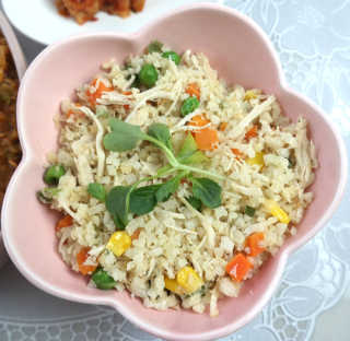 이룸푸드 냉동 컬리플라워 라이스 340g 1팩+칼로리라이스210g 1팩 — 4점을 준 리뷰어가 2020년 4월 올린 사용 사진