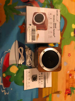 SEVIZ MINI10W 레트로 블루투스 스피커 — 5점을 준 리뷰어가 2020년 10월 올린 사용 사진