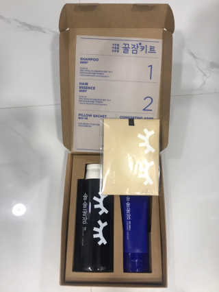 려 아로마 늦잠 꿀잠 샴푸 키트 — 5점을 준 리뷰어가 2020년 9월 올린 사용 사진