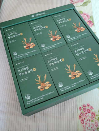 서울약사신협 약사신협_생녹용 진액_70ml x 30포 — 5점을 준 리뷰어가 2020년 9월 올린 사용 사진