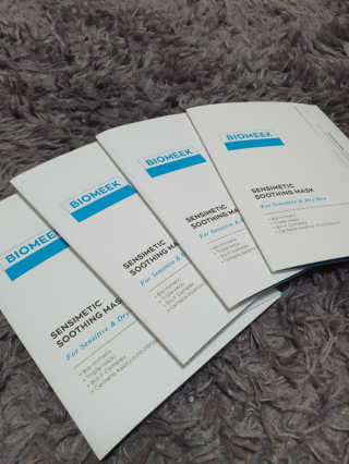바이오믹 BIOMEEK SENSIMETIC SOOTHING MASK.S — 5점을 준 리뷰어가 2020년 7월 올린 사용 사진