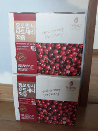 자연에온 몽모랑시 타트체리 착즙 100mL 10개입 2BOX — 5점을 준 리뷰어가 2020년 11월 올린 사용 사진