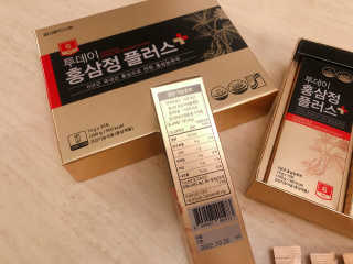 서울약사신협_투데이홍삼정플러스스틱_10g x 30포 — 5점을 준 리뷰어가 2020년 11월 올린 사용 사진