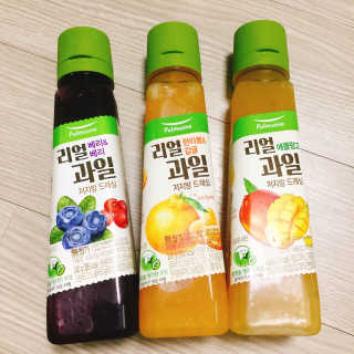 [풀무원] 리얼 과일  저지방 드레싱 240g 3종 — 4점을 준 리뷰어가 2020년 8월 올린 사용 사진