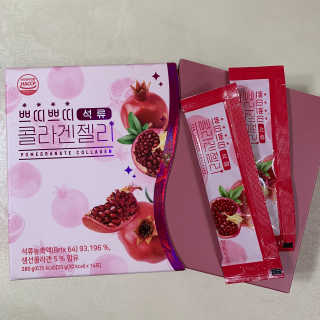 헬스업_쁘띠쁘띠석류콜라겐젤리_20g x 14포 — 4점을 준 리뷰어가 2020년 9월 올린 사용 사진