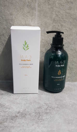 아카이아 이아 A3 헤어스캘프팩 500ml — 4.5점을 준 리뷰어가 2020년 6월 올린 사용 사진