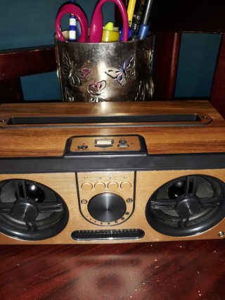 SEVIZ RETRO20W 레트로 블루투스 스피커 — 5점을 준 리뷰어가 2020년 7월 올린 사용 사진