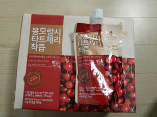자연에온 몽모랑시 타트체리 착즙 100mL 10개입 2BOX — 5점을 준 리뷰어가 2020년 10월 올린 사용 사진