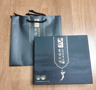 헬스업_천명진프리미엄홍삼스틱_10ml x 30포 — 5점을 준 리뷰어가 2020년 8월 올린 사용 사진