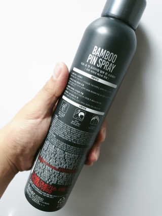 다슈코리아 다슈 포 맨 프리미엄 밤부 핀 스프레이 300ml — 4점을 준 리뷰어가 2020년 7월 올린 사용 사진