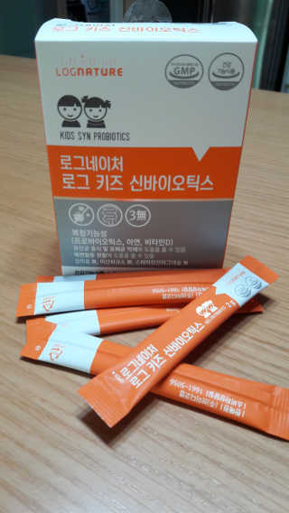 로그네이처 로그 키즈 신바이오틱스 — 5점을 준 리뷰어가 2020년 7월 올린 사용 사진