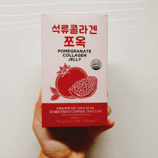 조은약초 석류콜라겐 석류즙 석류쪼옥 젤리 스틱 15포 x 20g — 5점을 준 리뷰어가 2020년 7월 올린 사용 사진