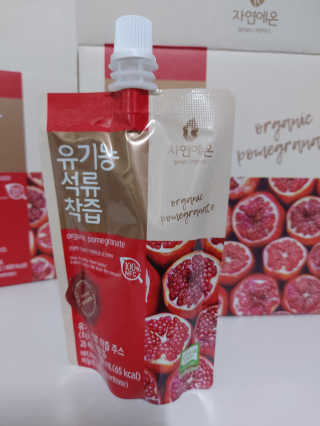 자연에온 유기농 석류 착즙 100mL 10개입 2BOX — 5점을 준 리뷰어가 2020년 11월 올린 사용 사진