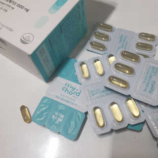 JW중외제약 마이코드 알티지 오메가3 1000 mg — 5점을 준 리뷰어가 2020년 8월 올린 사용 사진