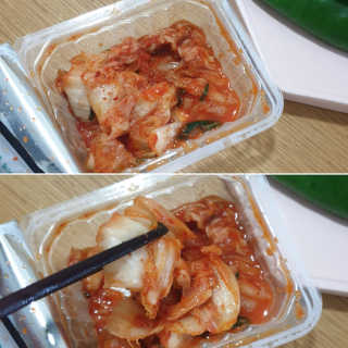 [풀무원] 들기름 볶음김치, 톡톡 김치, 깔끔한 김치 — 5점을 준 리뷰어가 2020년 6월 올린 사용 사진